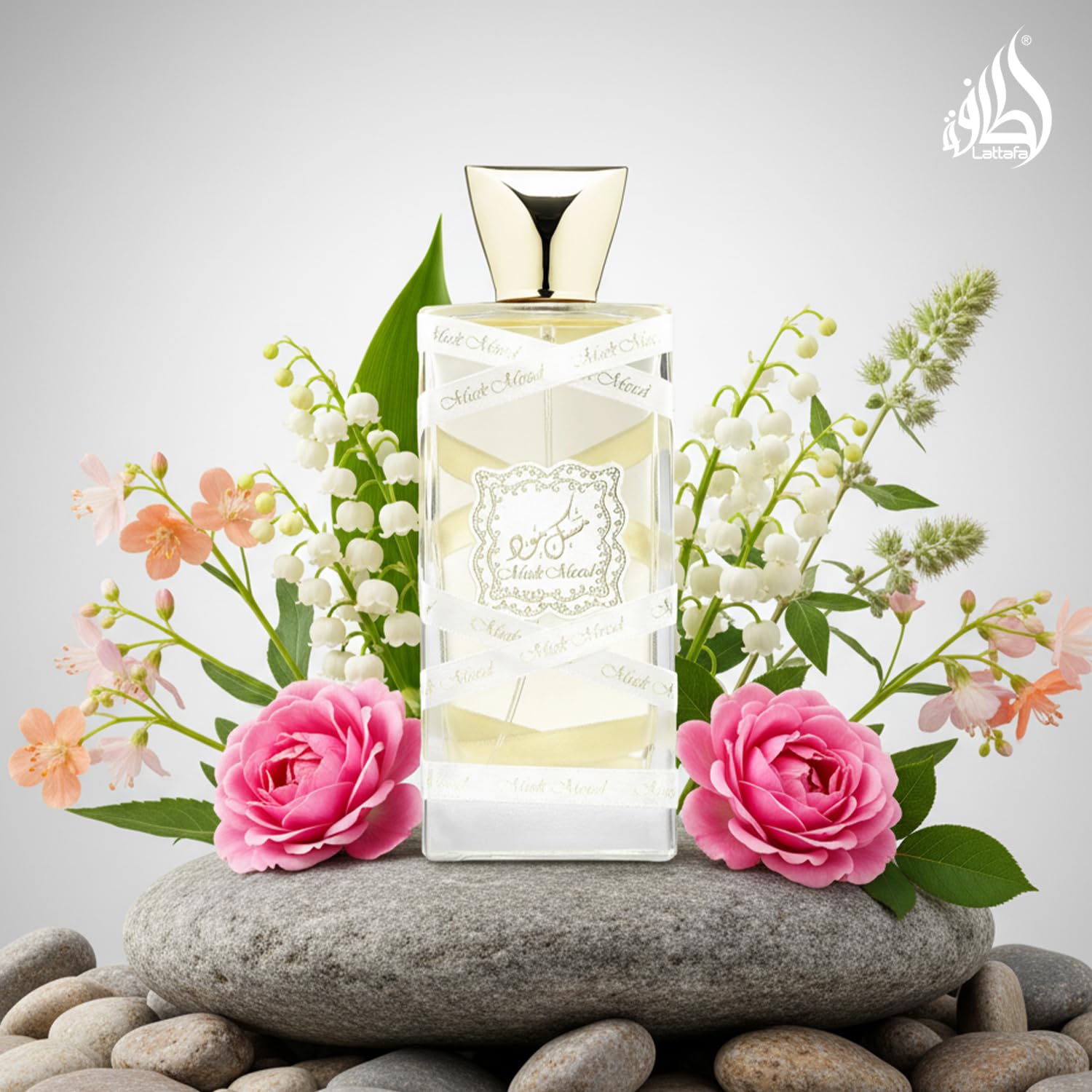 Lattafa Musk Mood office-friendly scent with subtle projection.