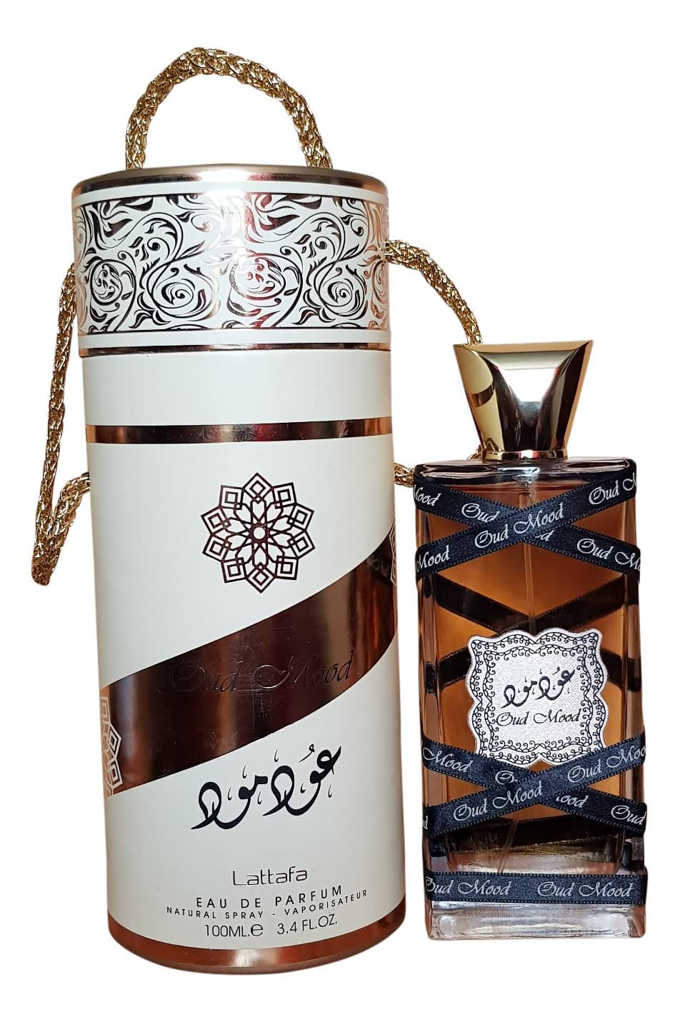 Lattafa Oud Mood smoke base image evokes a smoky, sophisticated finish.