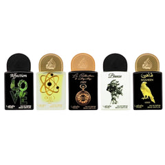 Lattafa Pride Affection bottle, warm gourmand scent for cozy days.