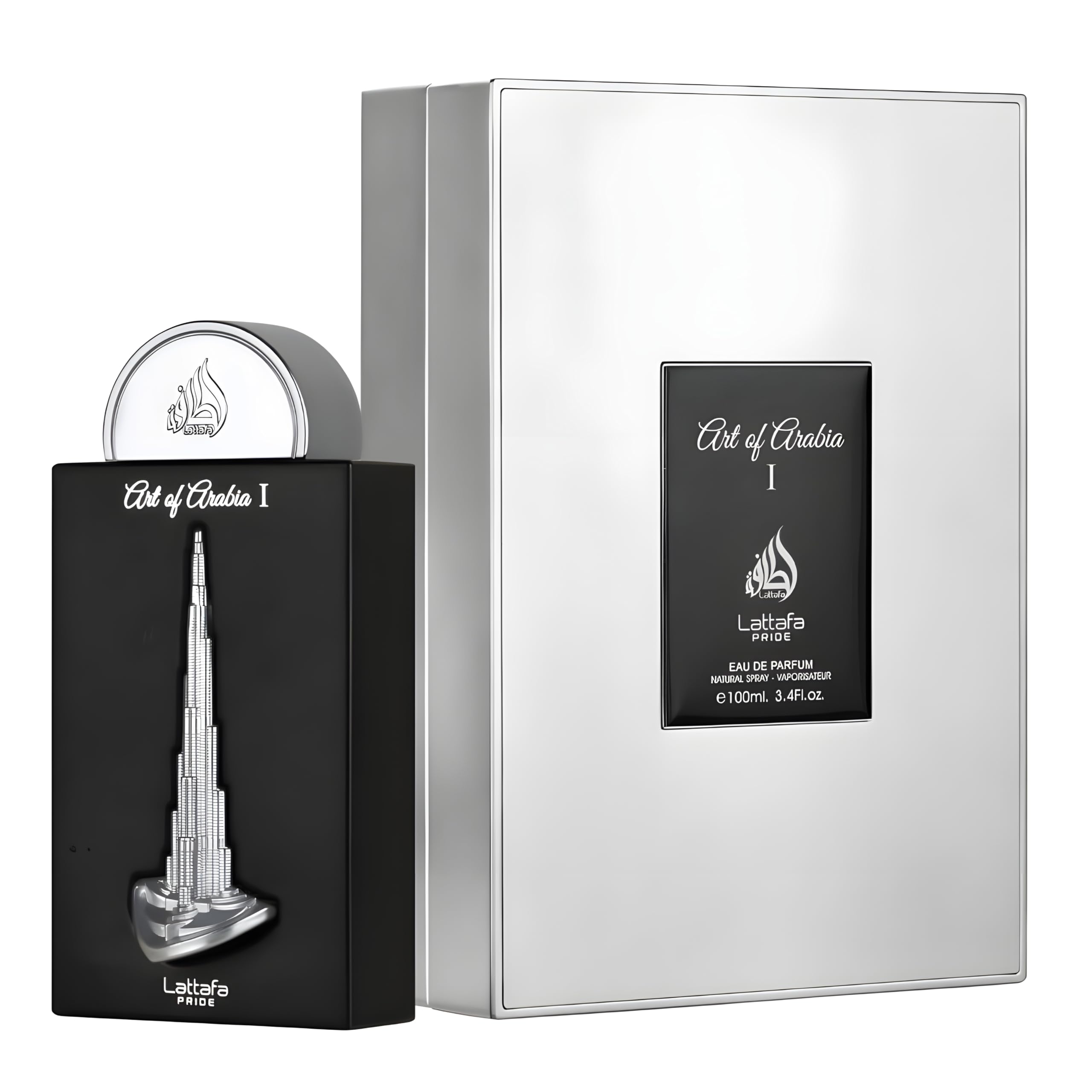 Lattafa Pride Art of Arabia I packaging box shown for stylish gifting
