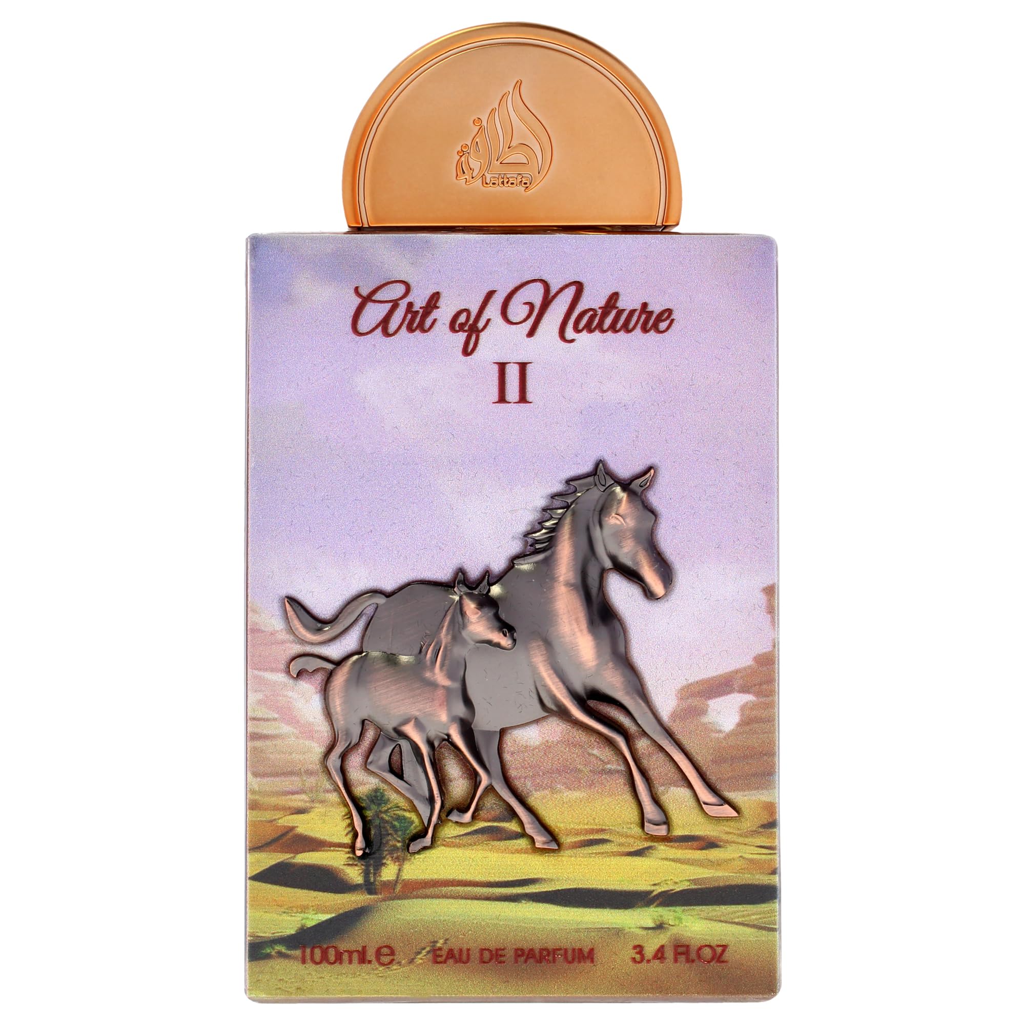 Lattafa Pride Art of Nature II top-notes with bergamot and olibanum for a bright opening.