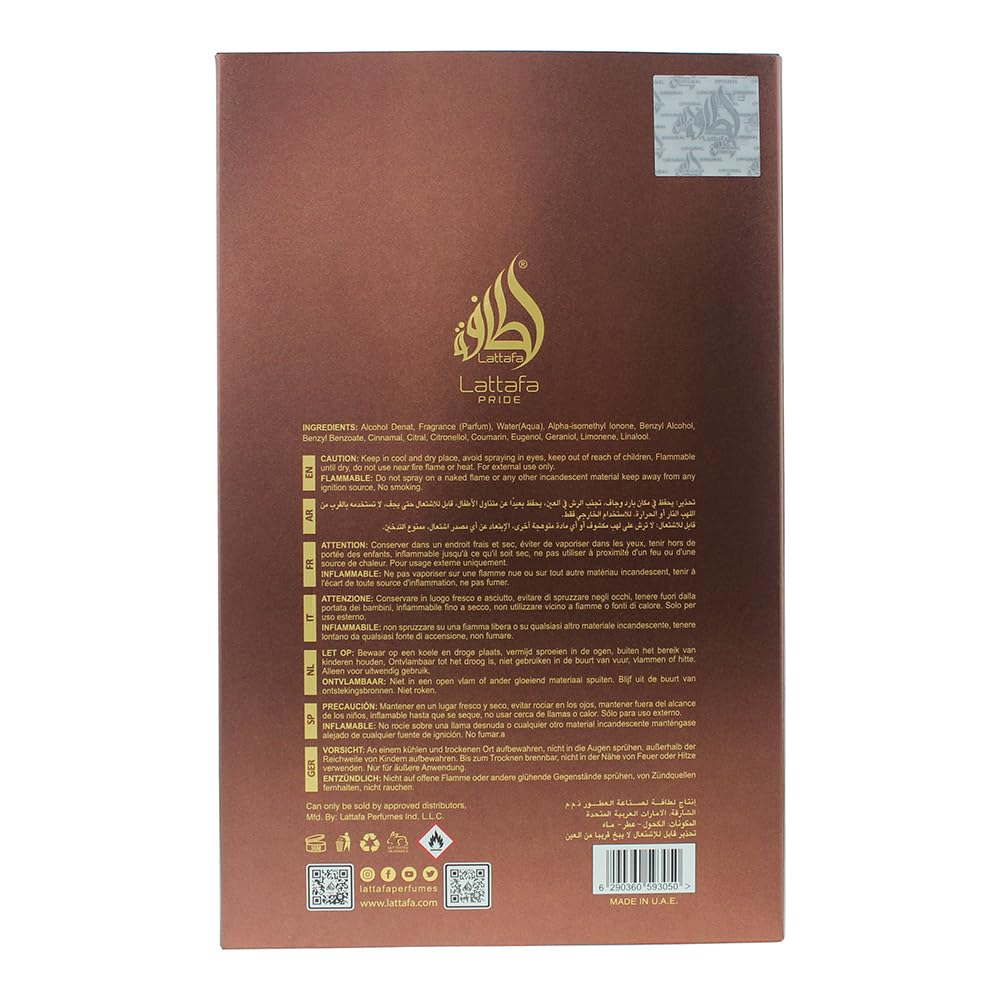 Lattafa Pride Masa saffron heart close-up highlighting luxurious evening notes
