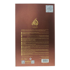 Lattafa Pride Masa saffron heart close-up highlighting luxurious evening notes