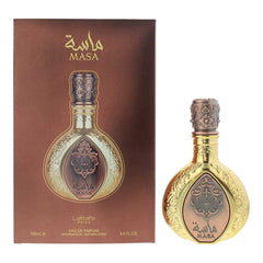 Lattafa Pride Masa top notes bottle image for a fresh daytime scent