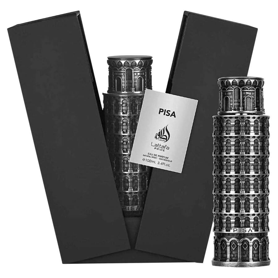 Lattafa Pride Pisa box packaging display ideal for gifting