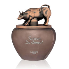 Lattafa Pride Taureau de Combat packaging reveals premium materials and elegant design.