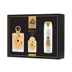 Lattafa Pride Tharwah Gold EDP 3.4oz bottle for daily versatile wear