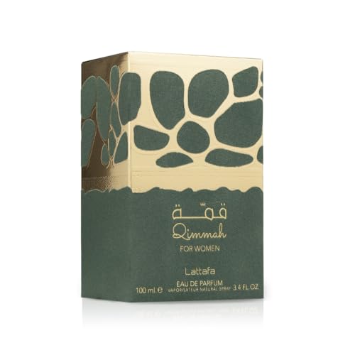 Lattafa Qimmah middle notes myrrh amber visualization for warm depth