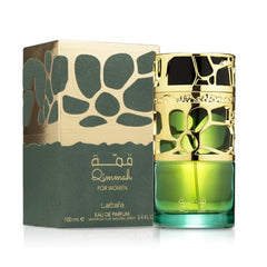 Lattafa Qimmah top notes lavender saffron visualization for fresh opening