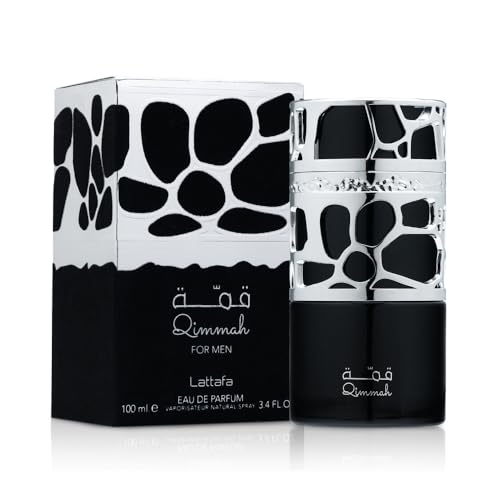 Lattafa Qimmah woodsy cedar captures durable, versatile scent for daily wear.