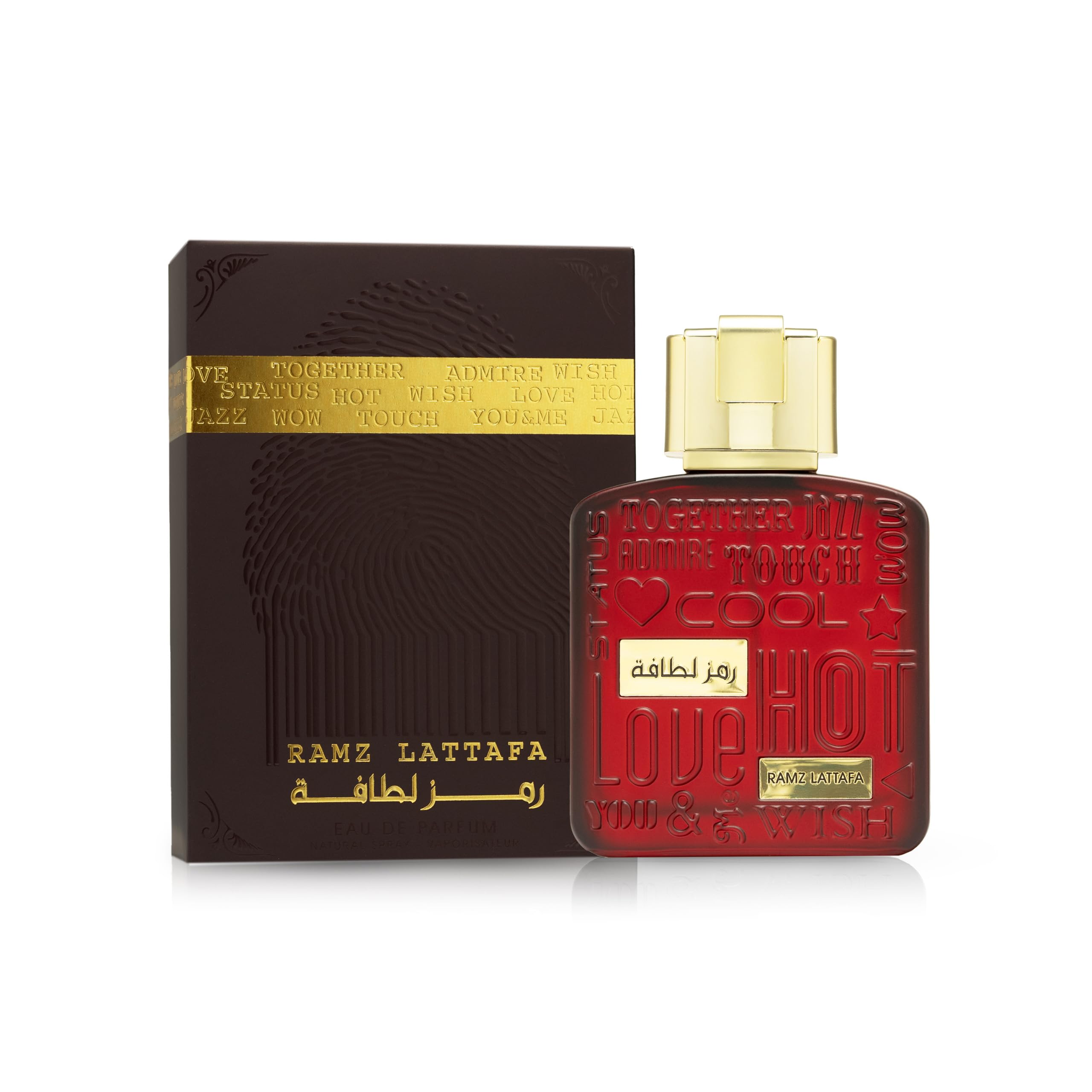 Lattafa Ramz Gold amber hue, warm oriental base
