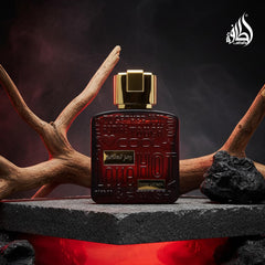 Lattafa Ramz Gold pour action, fruity opening captured