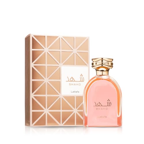 Lattafa Shahd, notas de salida almendra y naranja, aroma fresco para iniciar el día.