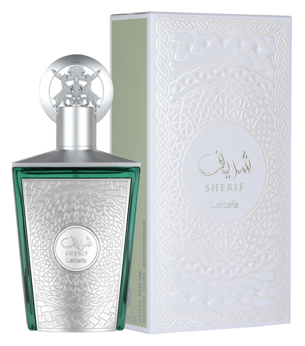 Lattafa Sherif base notes oakmoss musk amber delivering warmth