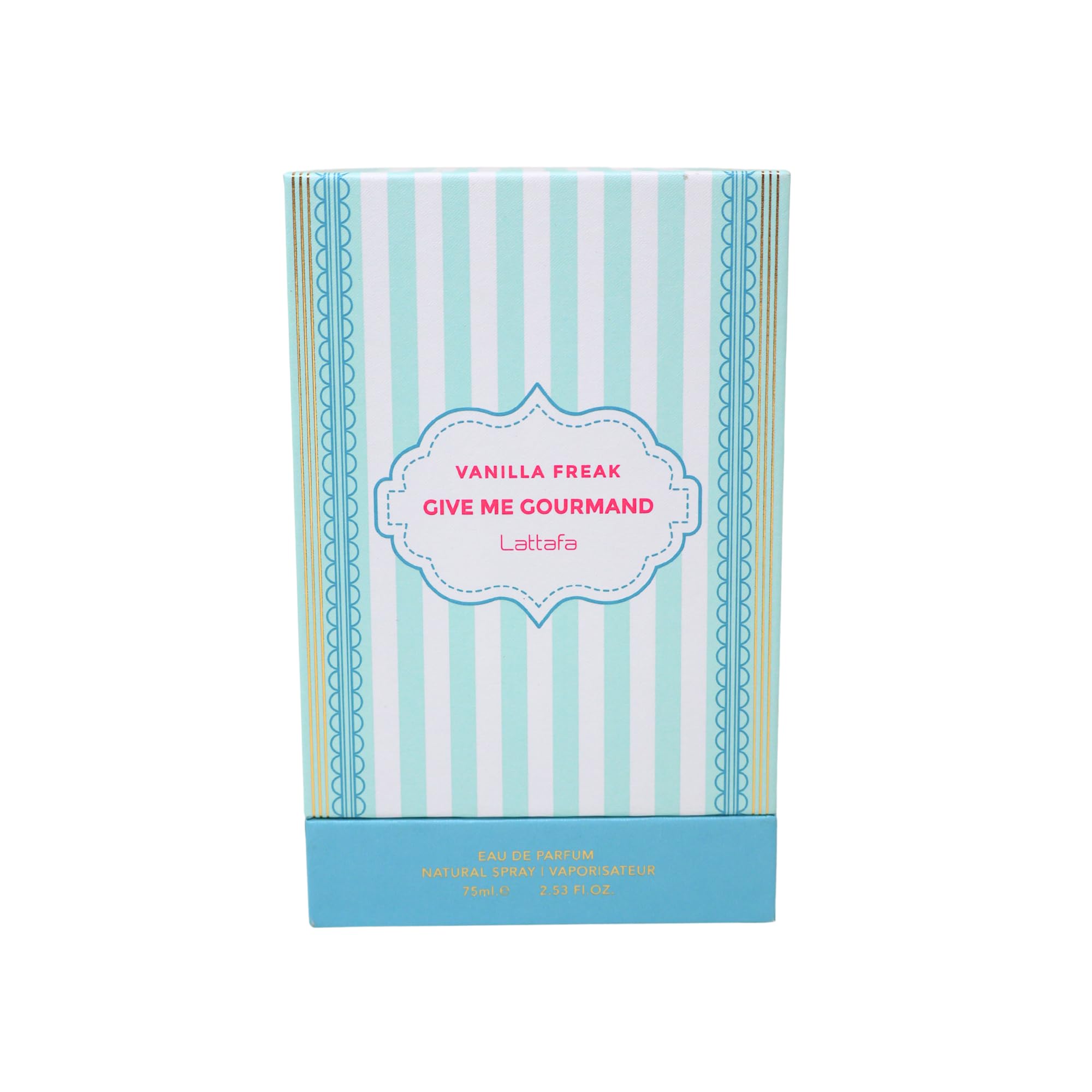 Lattafa Vanilla Freak caramel note close-up hints indulgent dessert vibe.