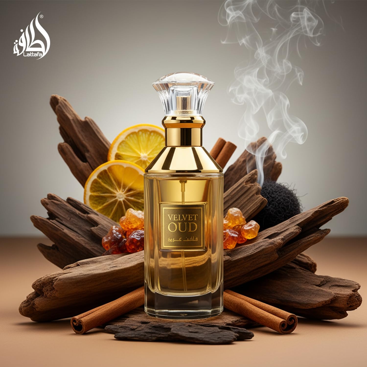 Lattafa Velvet Oud middle notes violet leaf and patchouli suggest complexity