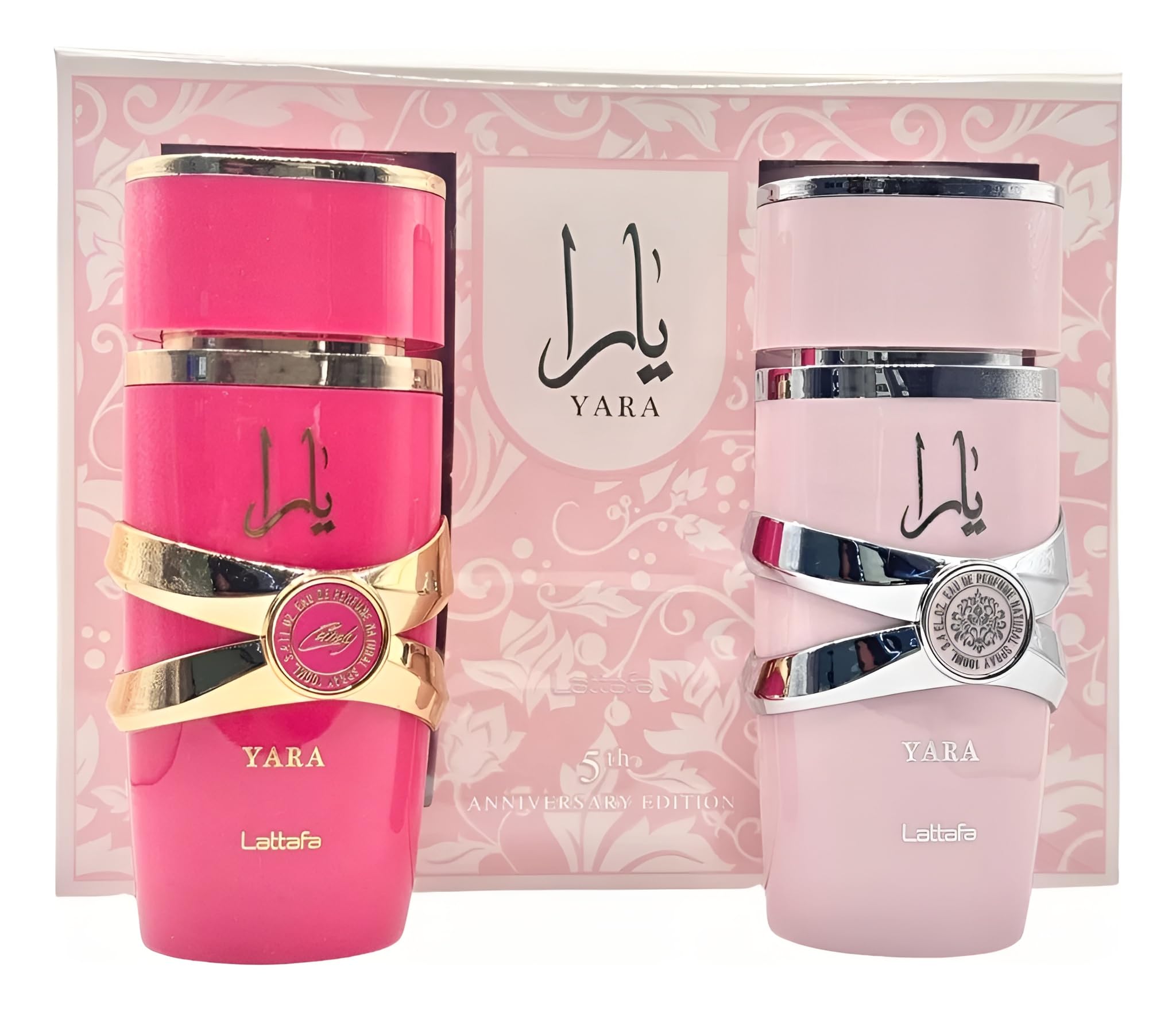 Lattafa Yara Candy EDP bottle with playful notes.