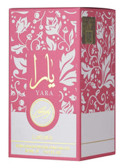 Lattafa Yara Candy sandalwood vanilla musk amber base for lasting warmth