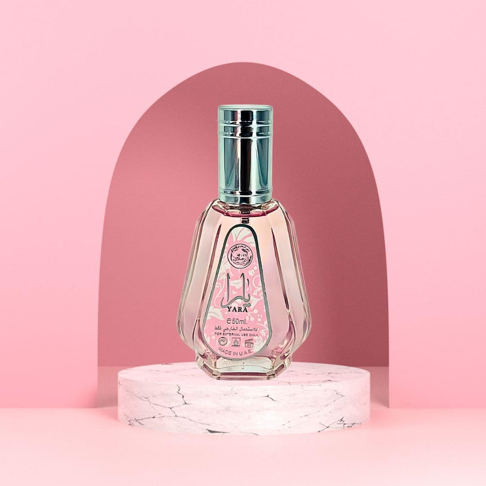 Lattafa Yara EDP packaging box highlighting luxurious presentation for gifting