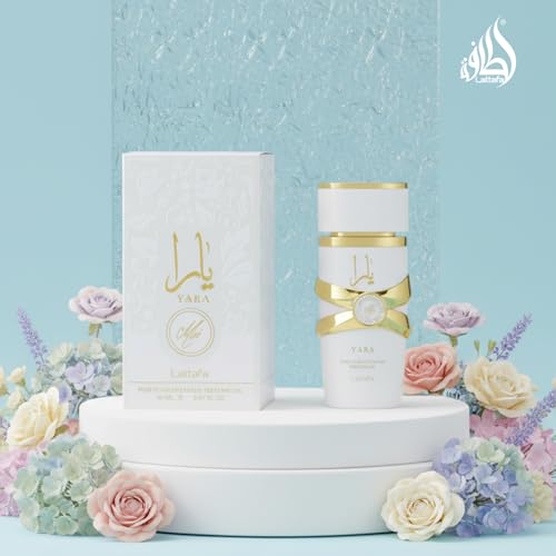 Lattafa Yara Moi heart notes tuberose and jasmine for sophisticated date nights