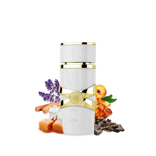 Lattafa Yara Moi vanity shot highlights floral-fruity profile for daily wear.