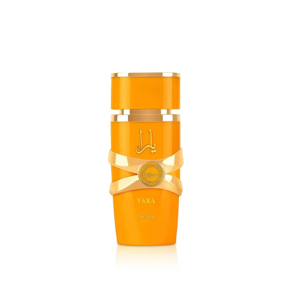 Lattafa Yara Tous bottle on display for everyday elegance.