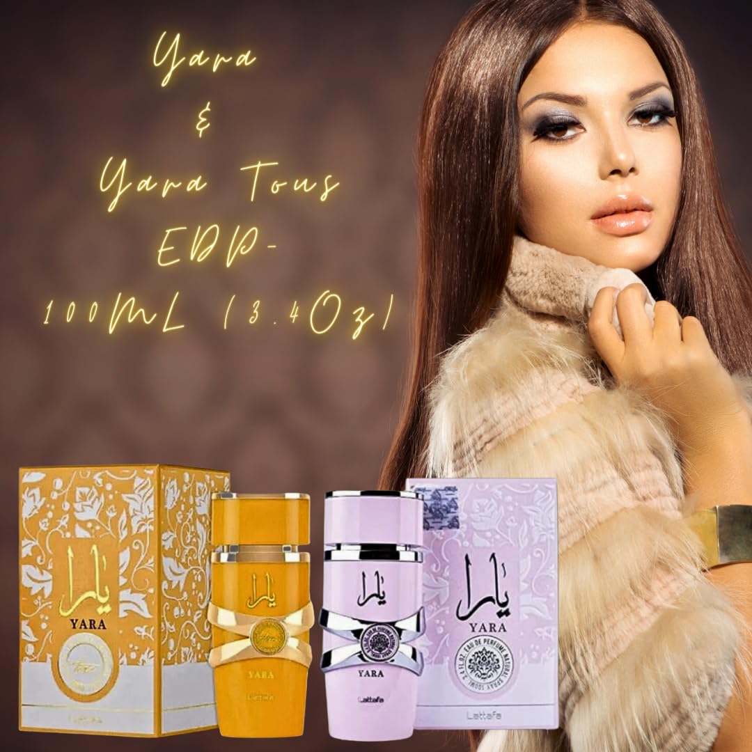 Lattafa Yara Tous gift-set packaging front signals premium gifting option