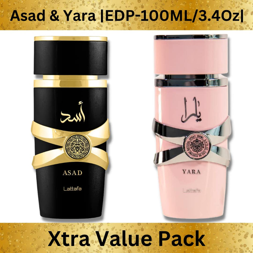 Lattafa Yara bottle reveals vanilla-sandalwood base for warm, sensual wear.