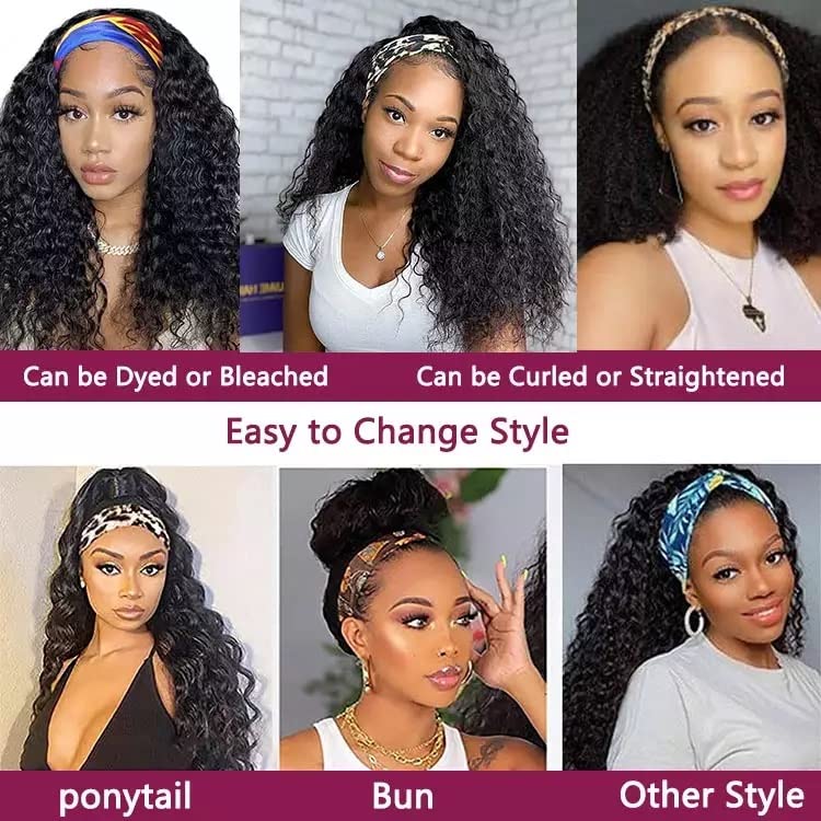 Lauberita glueless headband wig ready-to-wear lifestyle image shows mom-friendly gifting scenario