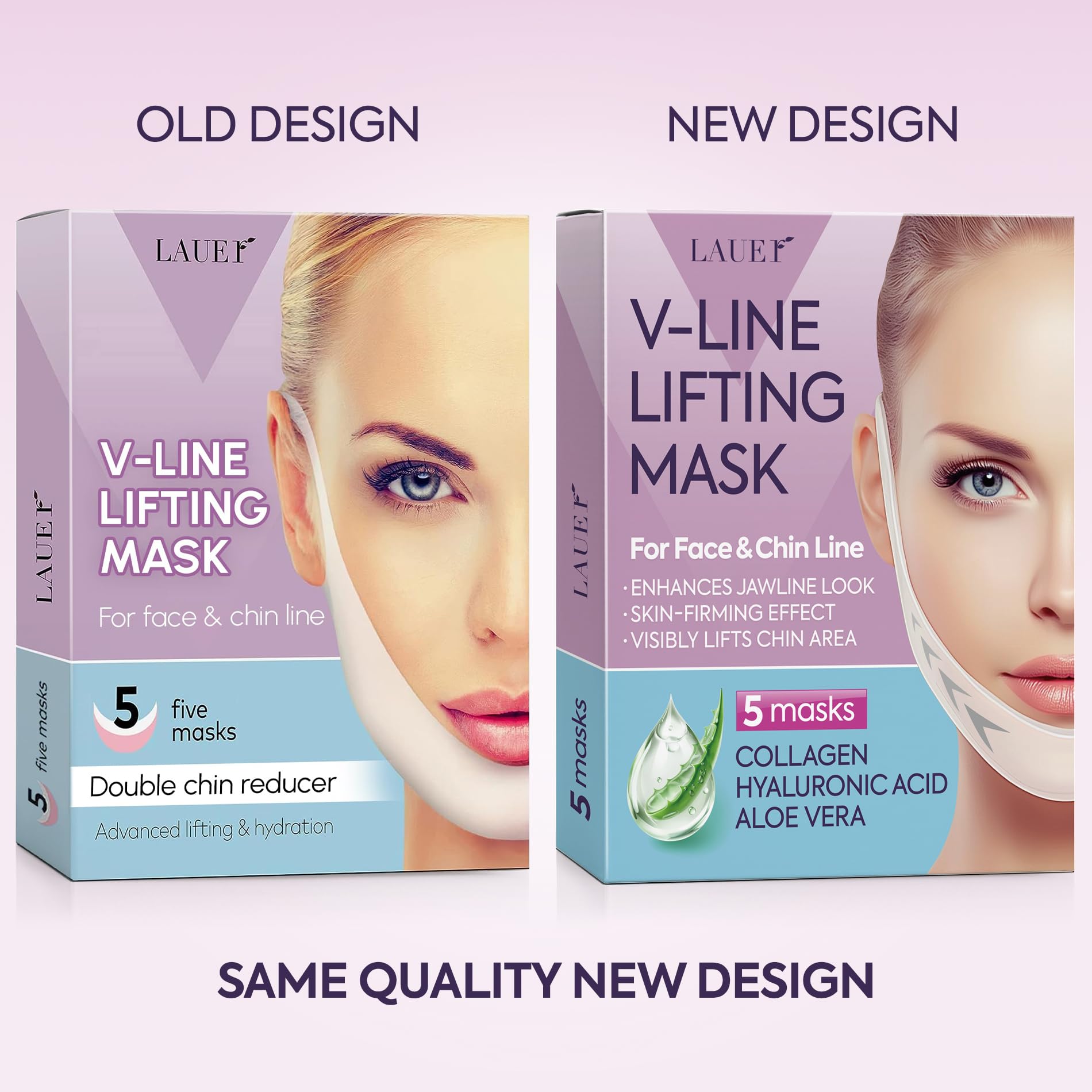 LAUER COSMETIC face mask close-up highlighting hyaluronic acid hydration