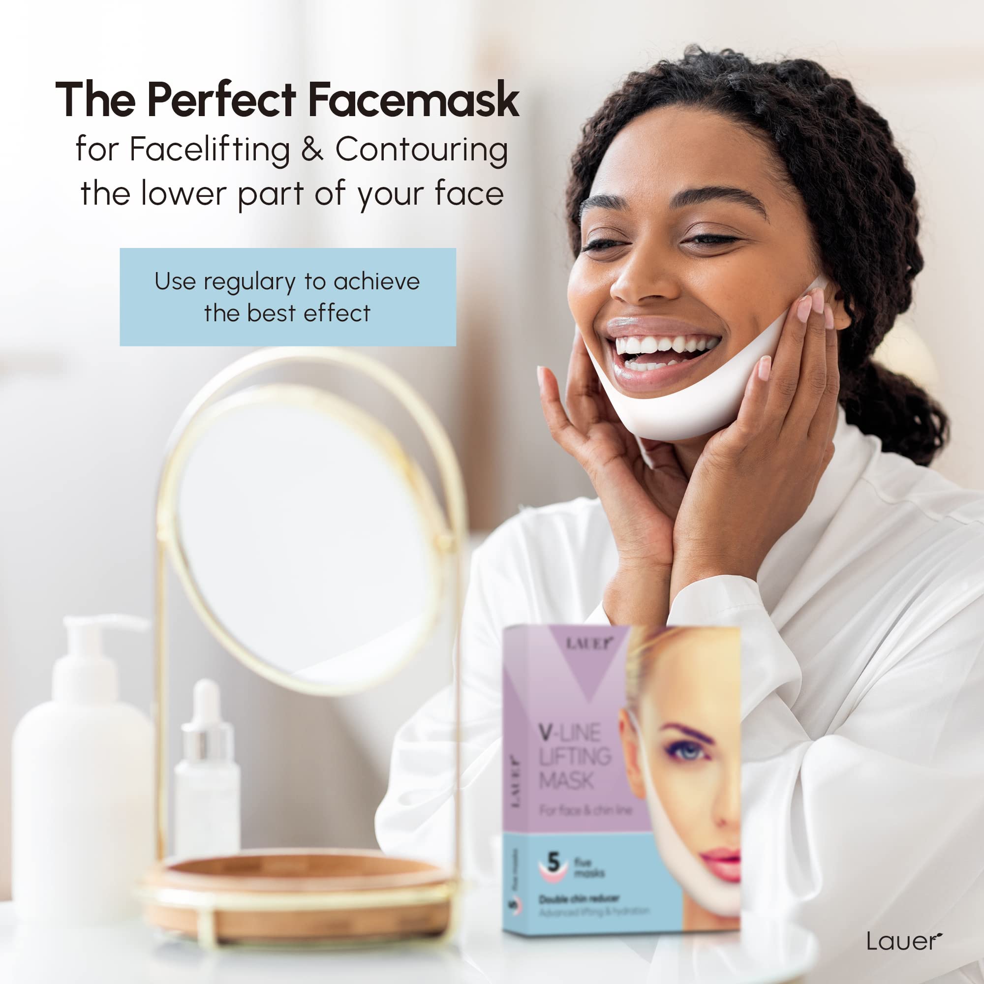 LAUER COSMETIC holiday gift-ready packaging signals a thoughtful stocking stuffer option.