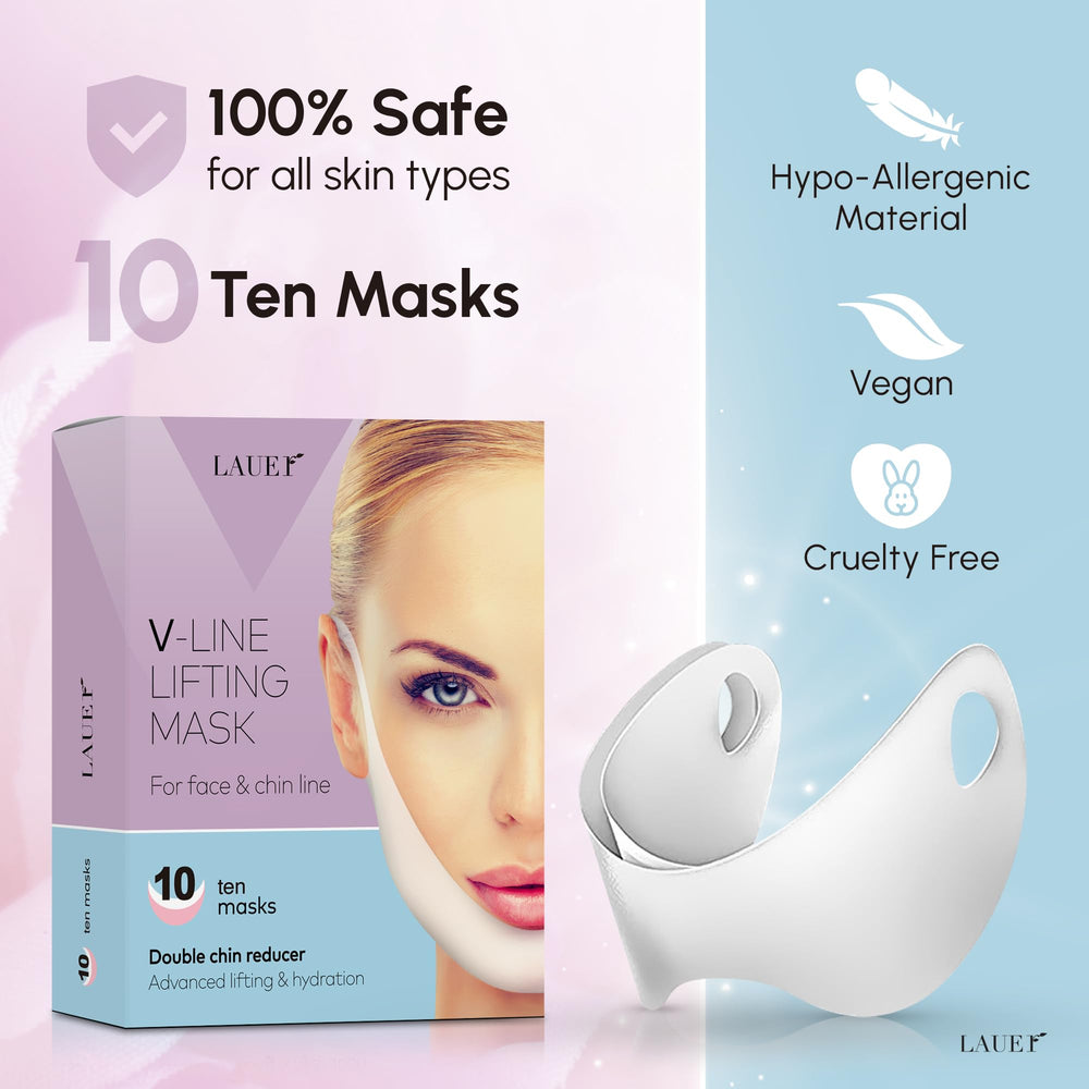 Lauer Cosmetic skin tightening closeup demonstrates lower-face firming effect