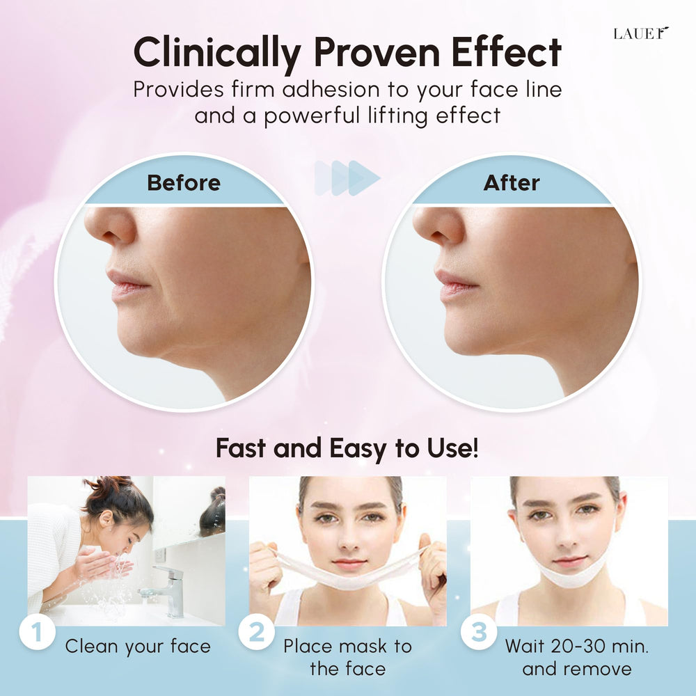 Lauer Cosmetic V-Lift Chin Mask closeup hints at contour enhancement during wear
