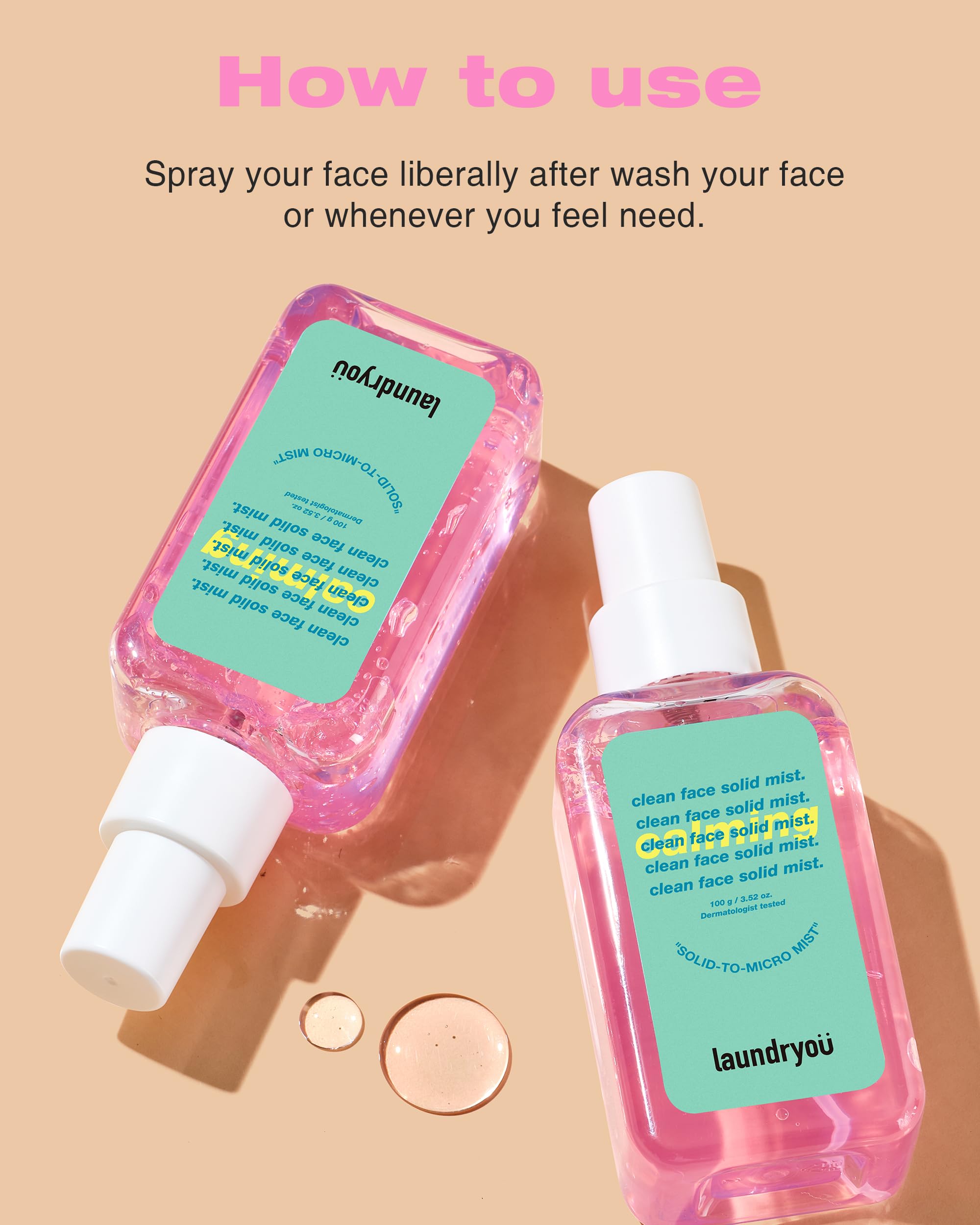 LAUNDRYOU compact spray over makeup for midday pick-me-up