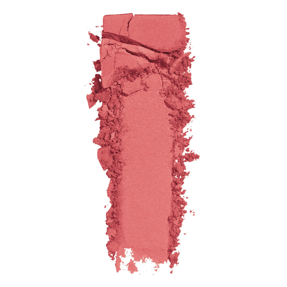 Laura Mercier Blush Color Infusion Rose swatch on cheek shows buildable color.