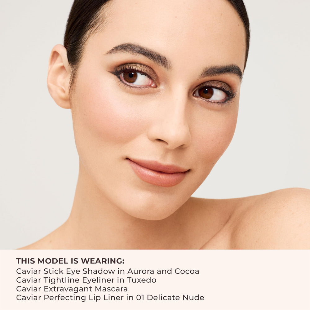 Laura Mercier Caviar Extravagant Mascara 2X volume effect on natural lashes