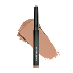 Laura Mercier Caviar Stick Caramel swatch shows rich matte color for all-day wear.