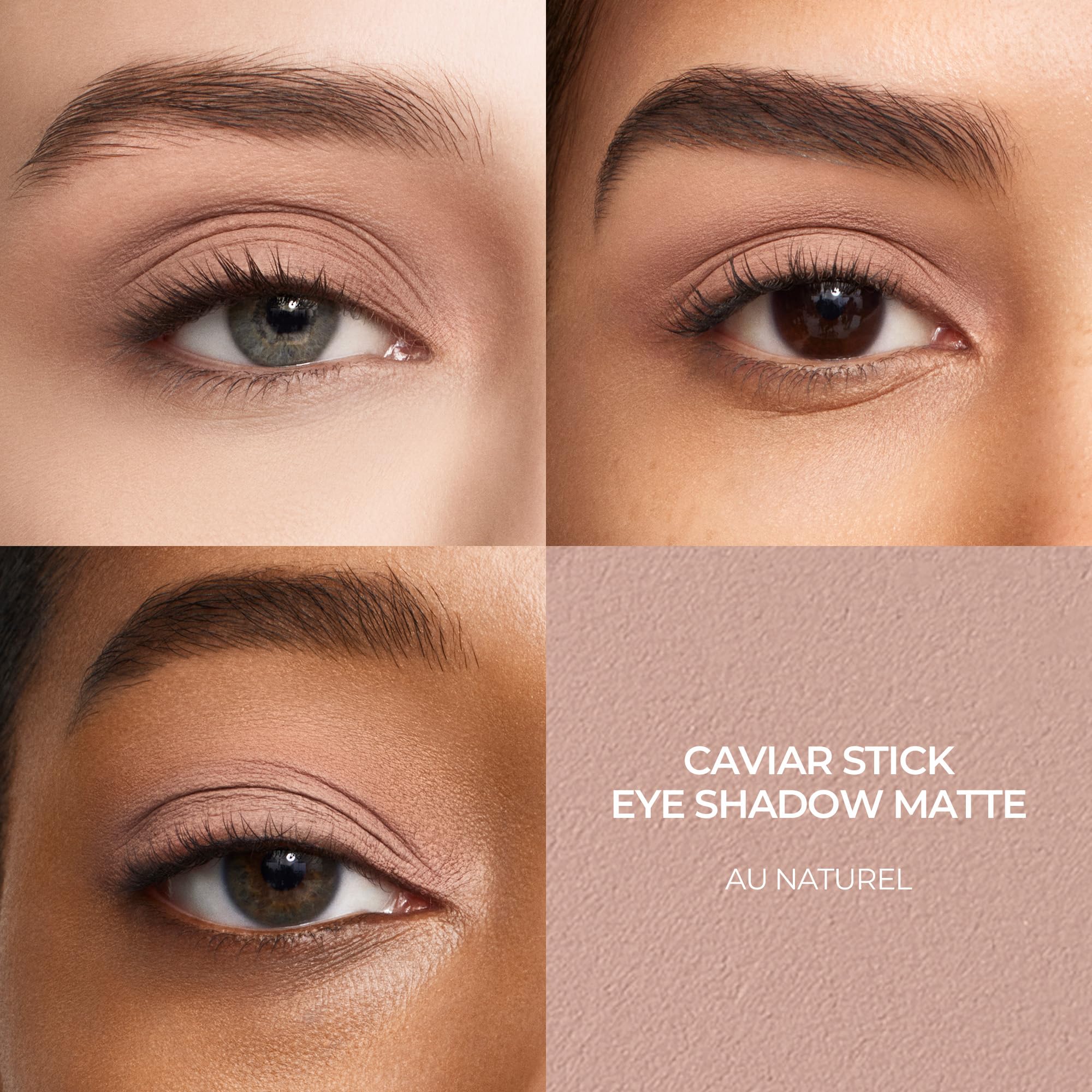 Laura Mercier Caviar Stick blend-application closeup demonstrates easy blend and build