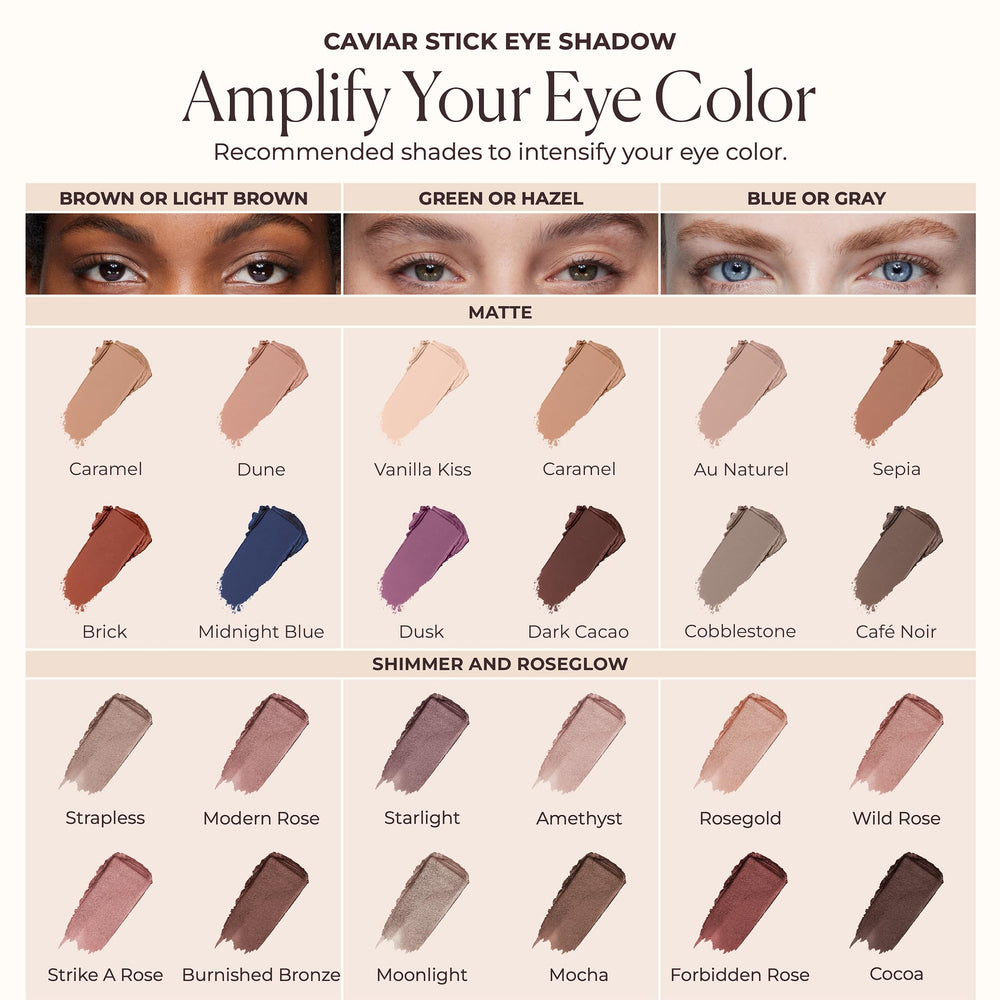 Laura Mercier Caviar Stick au natural shade swatch for natural everyday looks
