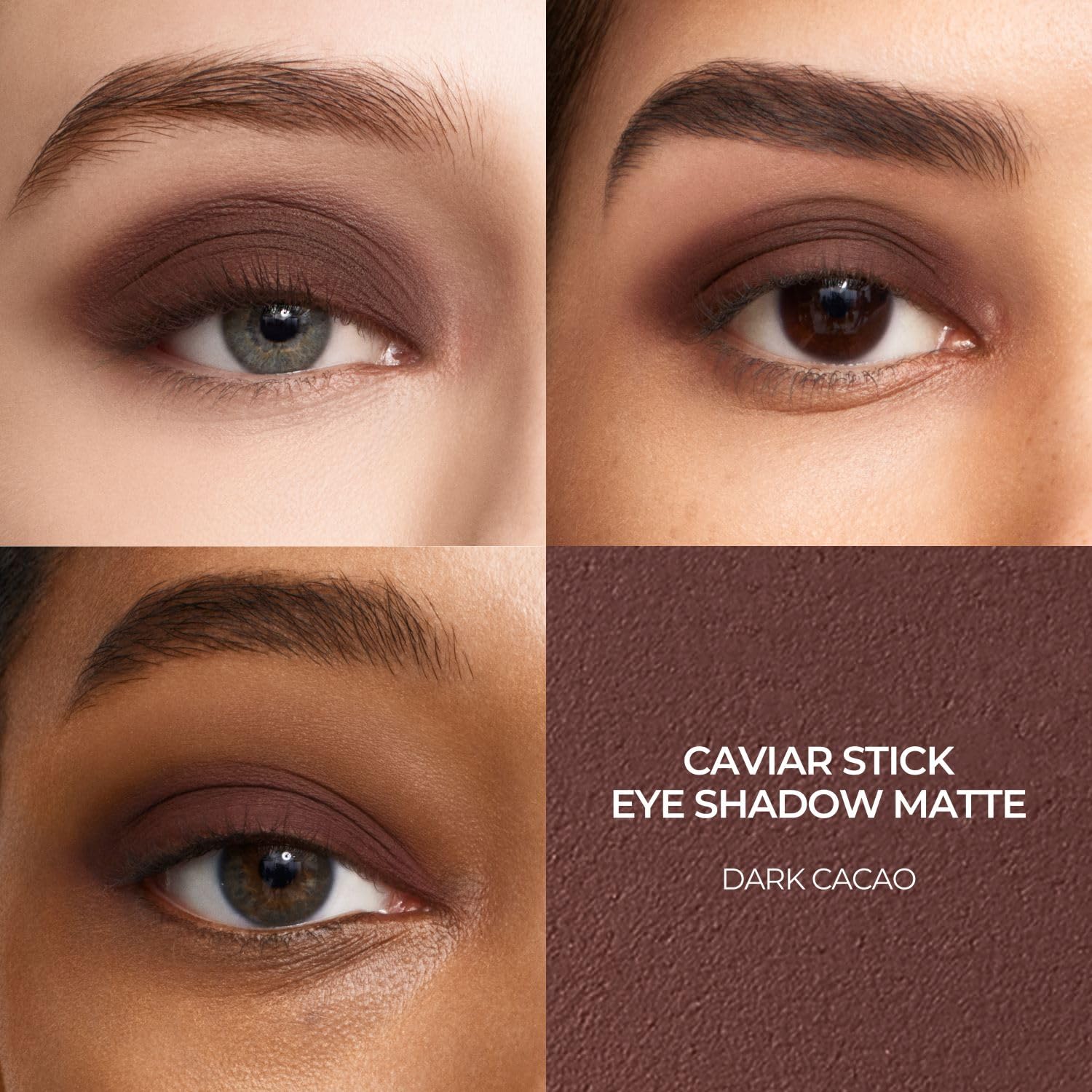 Laura Mercier Caviar Stick applied to eyelid for smooth blending.