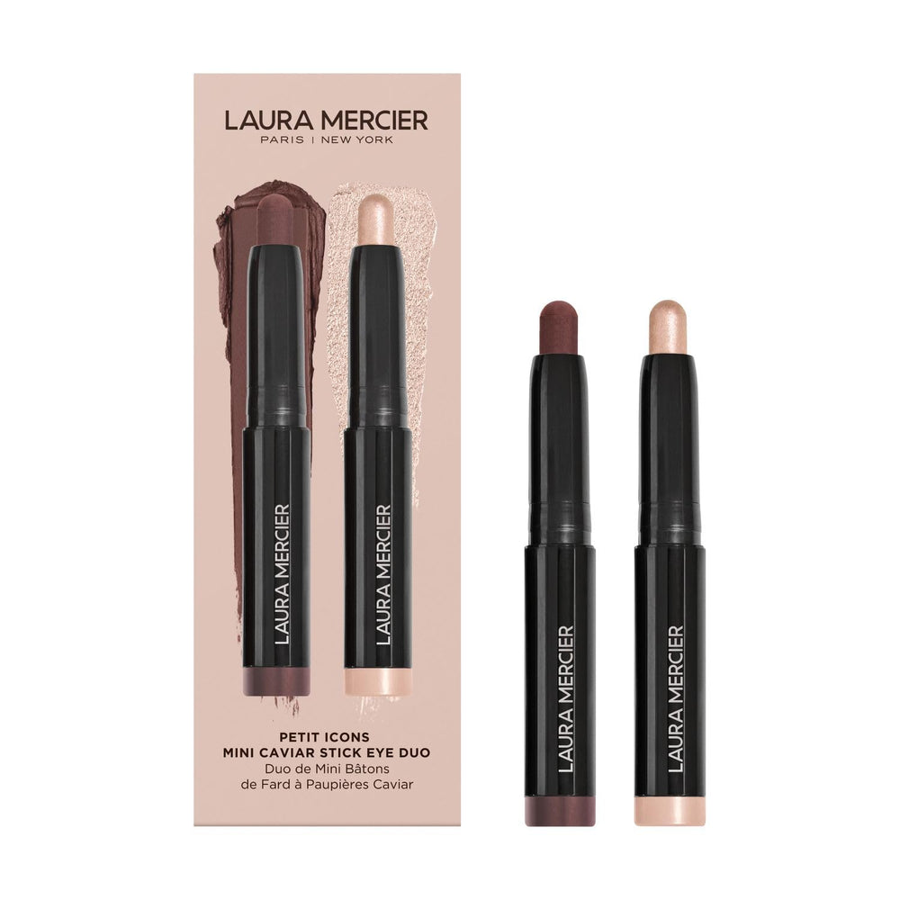 Laura Mercier Caviar Stick swatch shows rich, buildable color on skin.