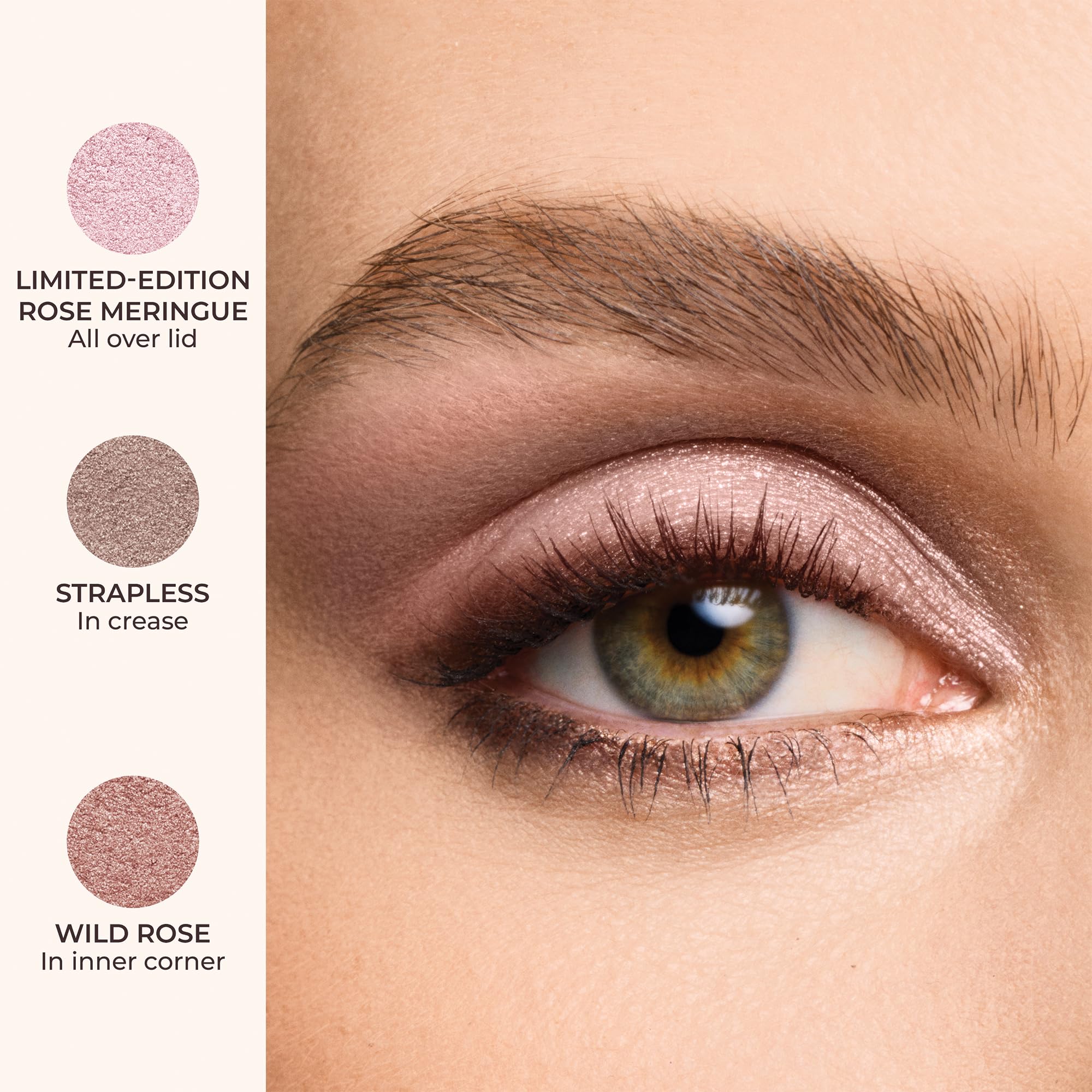 Laura Mercier Caviar Stick Mini Smoky liner look demonstrates versatile use for eyes.