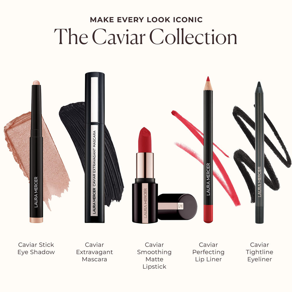Laura Mercier Caviar Stick Sepia swatch reveals true matte color for versatile looks