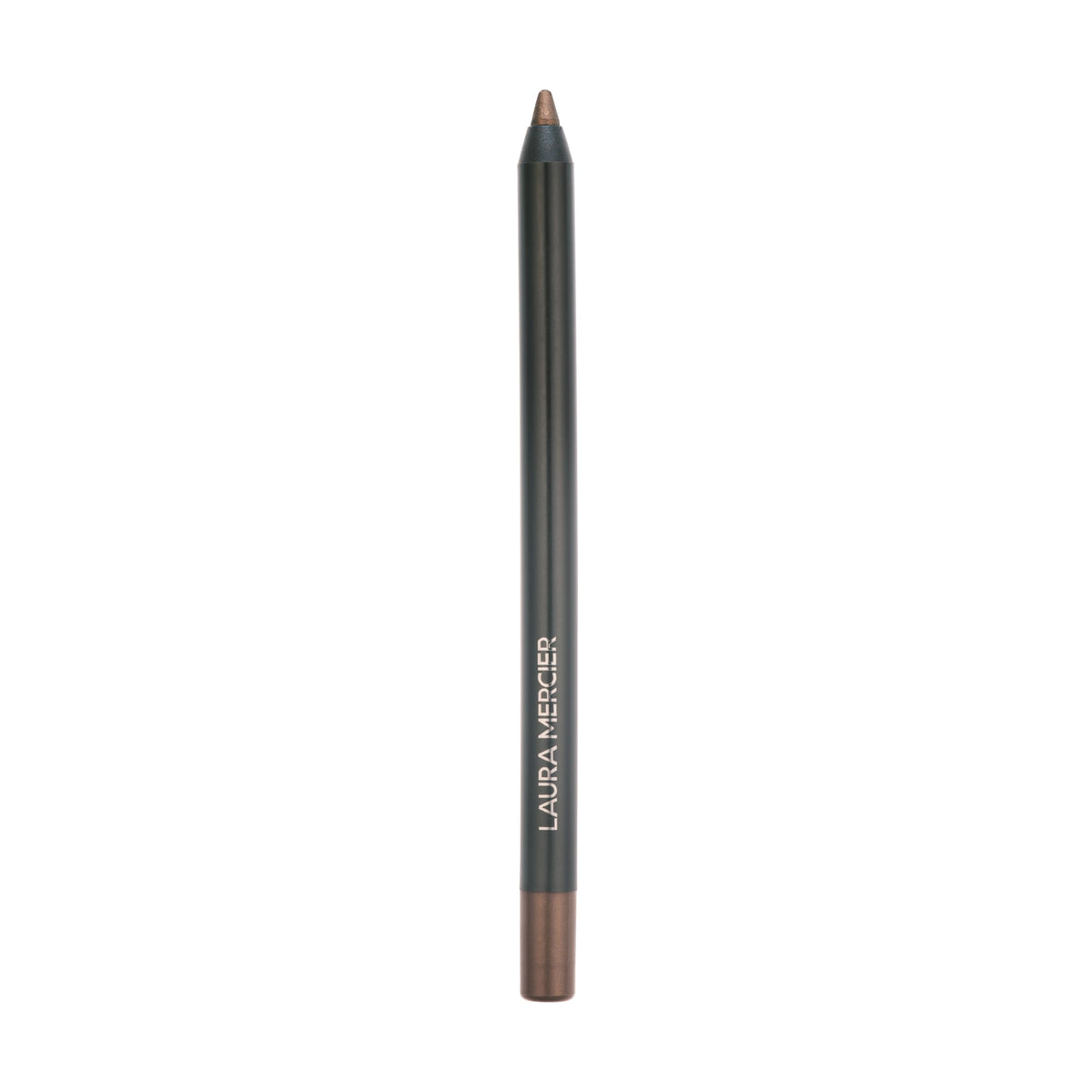 Laura Mercier Caviar Tightline Eyeliner Bronze swatch shows rich pigment and shimmer