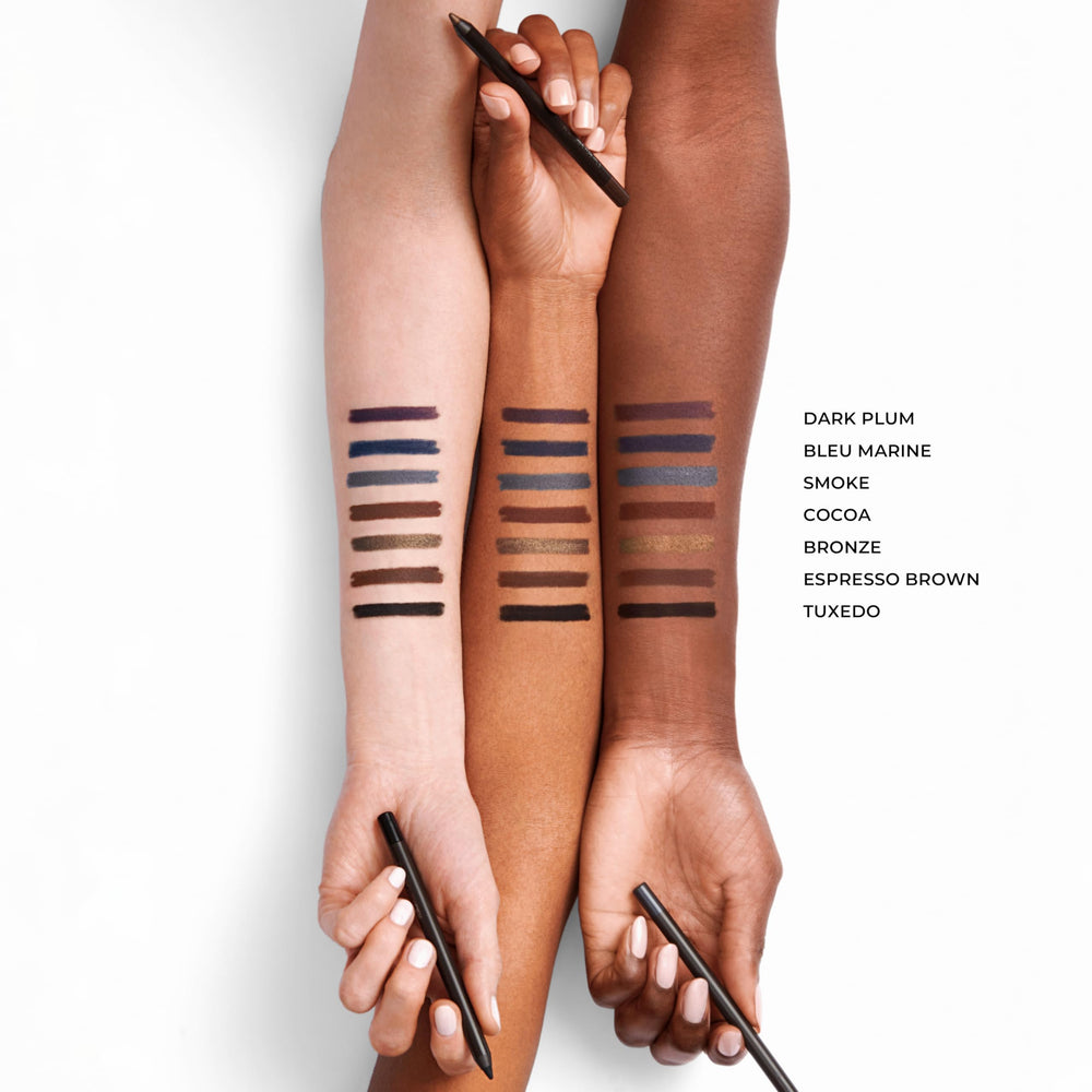 Laura Mercier Caviar Tightline Bronze waterline look with waterproof wear