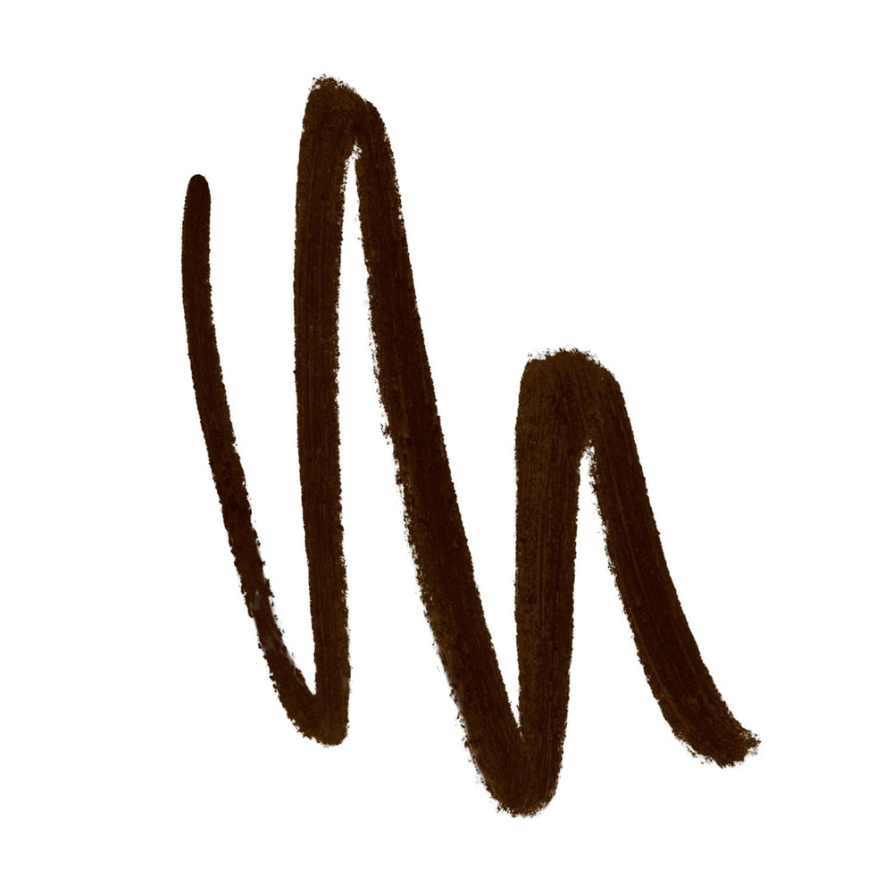 Laura Mercier Caviar Tightline Eyeliner Espresso Brown swatch showing rich pigment and long wear.