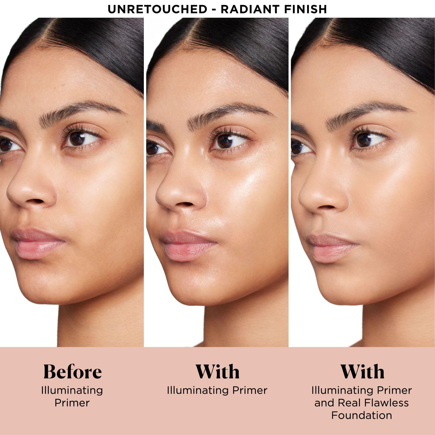 Laura Mercier Pure Canvas Primer swirl highlights luminous texture for smooth makeup.