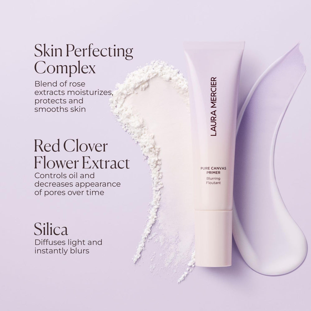 Laura Mercier Pure Canvas Primer matte finish creates a shine-free complexion.