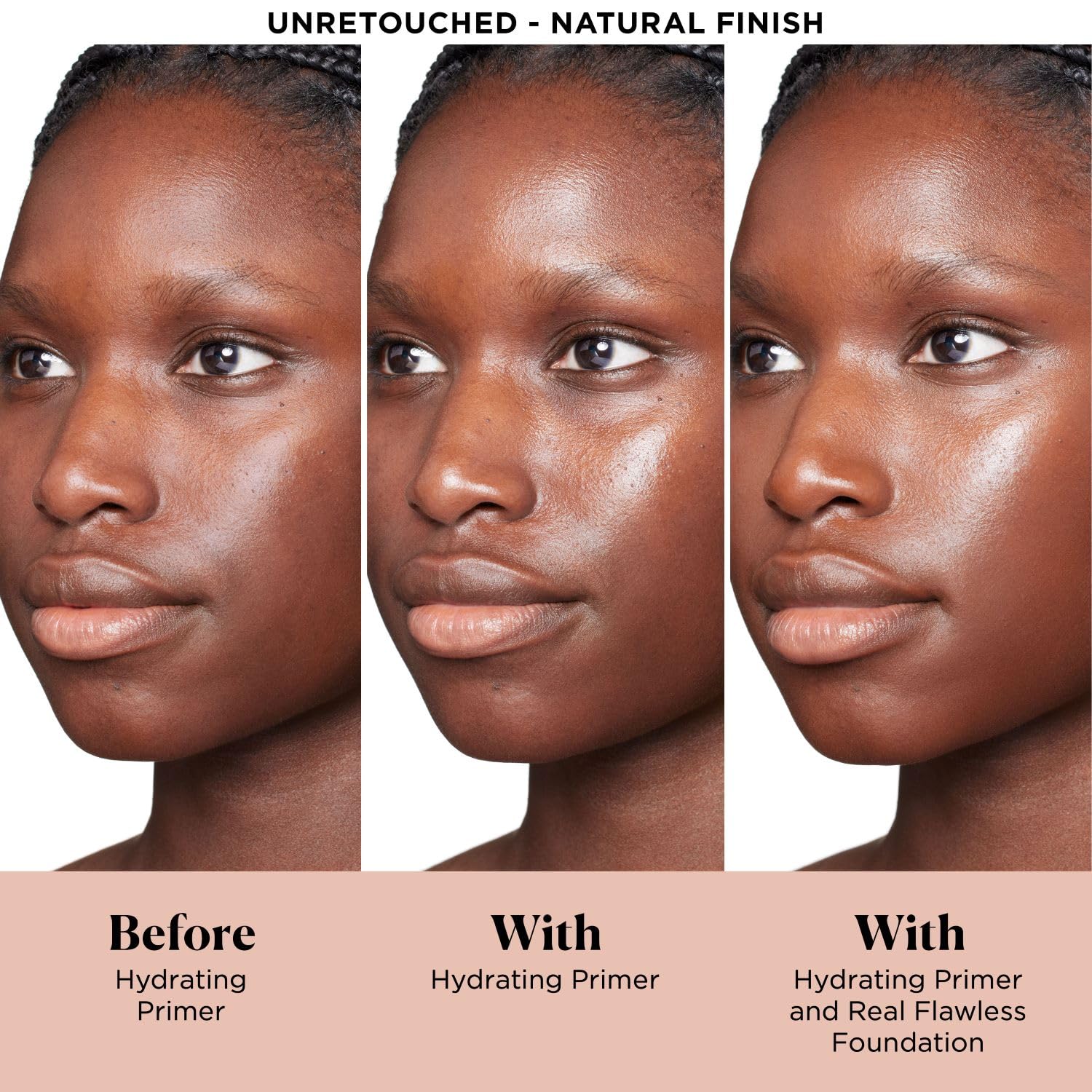 Laura Mercier Pure Canvas Primer with rose extracts smooths skin and adds moisture.