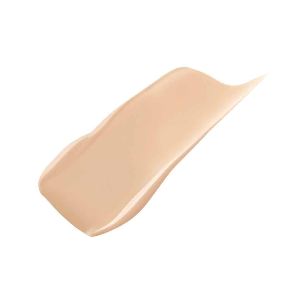 Laura Mercier Real Flawless foundation swirl application demonstrates customizable medium-buildable coverage